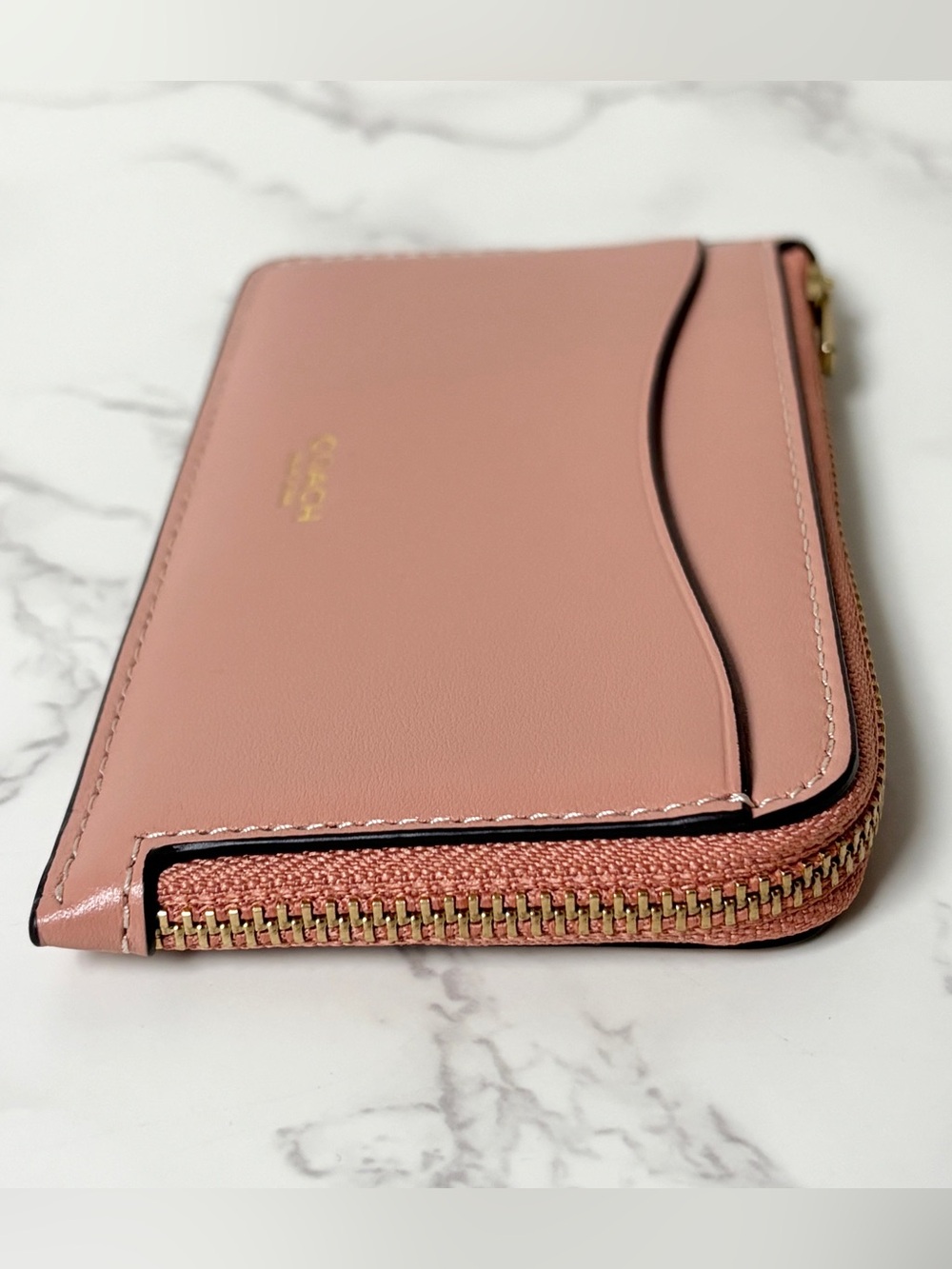New Coach Essential New York Zip Card Case Wallet - Picture 6 of 10